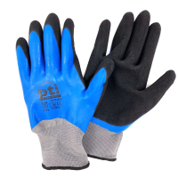 PTI Waterproof Latex Grip Gloves