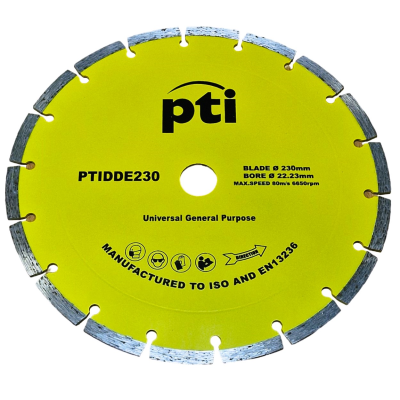 PTI Diamond Disc 7mm Segment 230mm