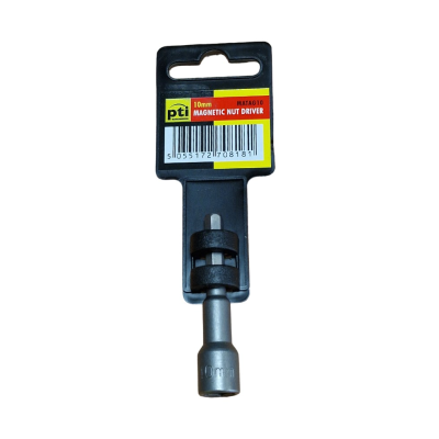 10mm X 65mm MAGNETIC NUT DRIVER WITH HANGING TAG
