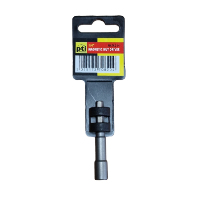 1/4" X 65mm MAGNETIC NUT DRIVER WITH HANGING TAG