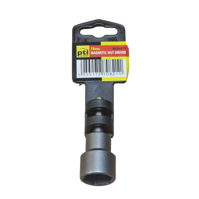 19mm X 65mm MAGNETIC NUT DRIVER WITH HANGING TAG