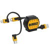 Dewalt 3-in-1 Retractable Cable SIDE PROFILE