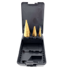 PTI 3pc HSS Step Drill Set with 1/4" Hex Shank