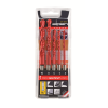 Alpen 5pc Profi Multicut Drill Set with 1/4" Hex Shank – 4mm, 5mm, 6mm, 8mm, 10mm