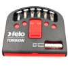 Felo 7pc PZ Torsion Swift Screwdriver Bit & Magnetic Bit Holder Set