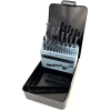 PTI 19pc HSS Drill Bit Set in Metal Tin 1 - 10mm x 0.5mm