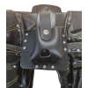 PTI Premium Black Leather Adjustable Double Carpenter Tool Belt