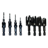 PTI 8pc Matching Plug Cutter and Countersink Set