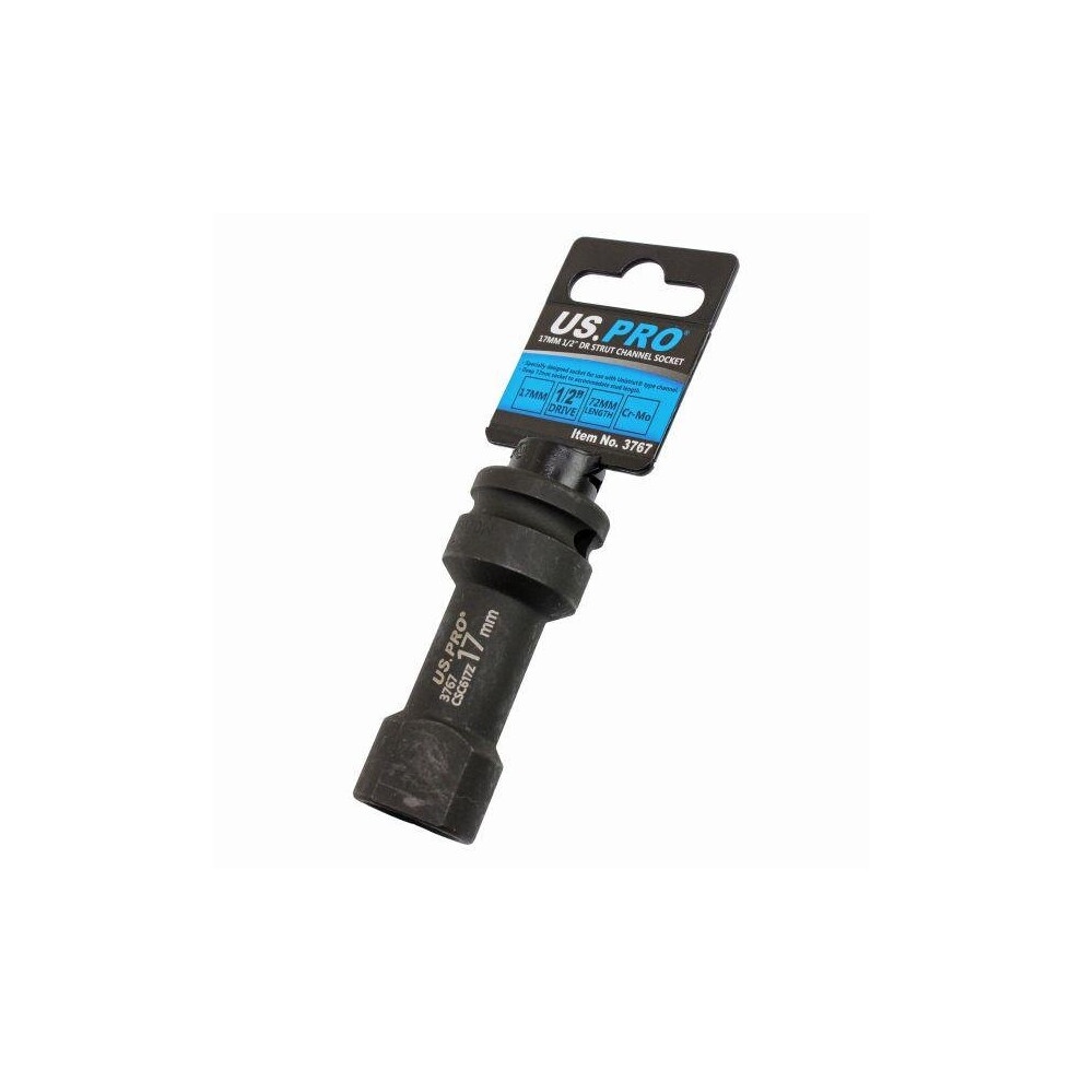 US Pro 17mm Strut Channel Socket 1/2" Drive 