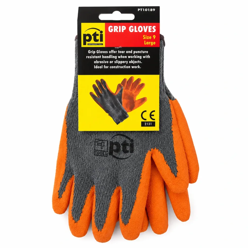 PTI Grip Gloves Orange & Grey AI1.webp