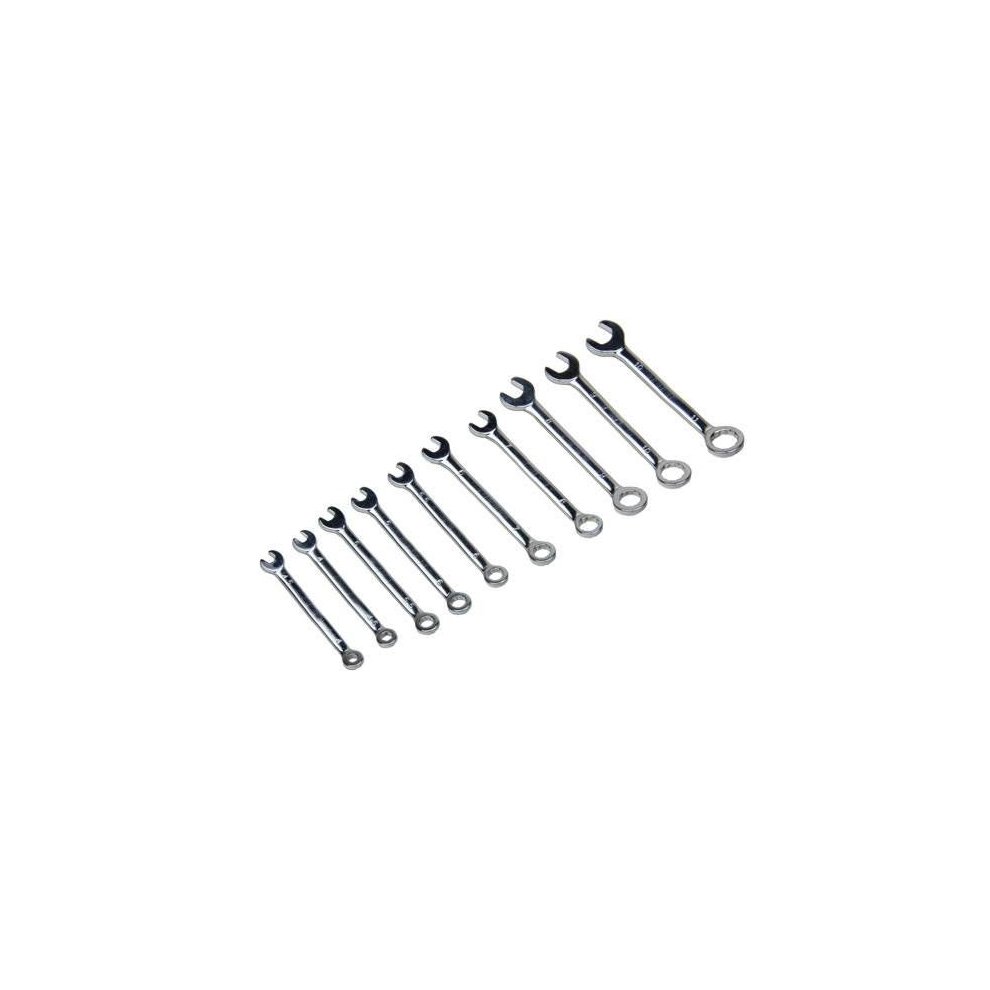 US Pro 10pc Metric Mini Combination Wrench Set