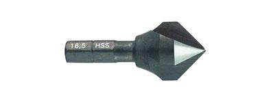 [A720006301] Alpen HSS Countersinks with 1/4" Hex Shank (6.30mm)