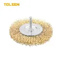 Tolsen Circular Wire Brush with Spindle