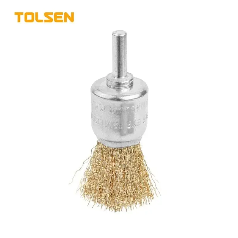 Tolsen Wire End Brush with Spindle