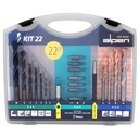 Alpen 22pc HSS and Tungsten Carbide Masonry Drill Assortment Kit
