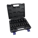 US PRO 16pc Deep Wall Impact Set 10mm - 32mm 1/2" Drive