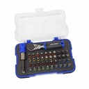 US PRO 43pc Screwdriver Bit Set with Ratchet