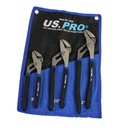 US PRO 3pc Groove Joint Water Pump Pliers Set