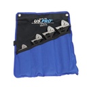 US PRO 4pc Adjustable Wrench Set Black Finish