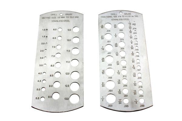 US PRO Metric & Imperial SAE Drill Gauge Set