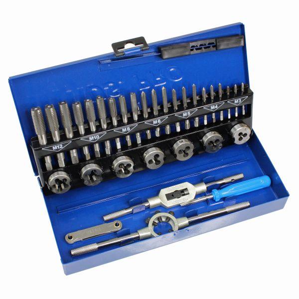 US PRO 32pc Metric Tap & Die Set M3-M12