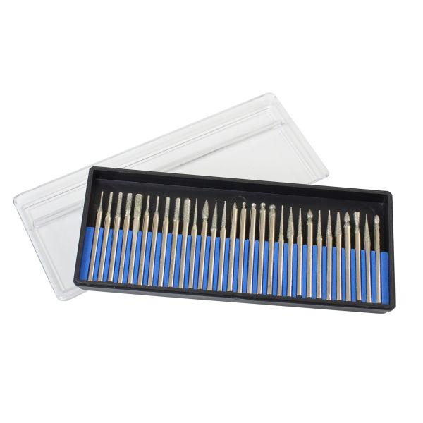 US PRO 30pc Diamond Deburring & Engraving Set