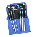 US PRO 6pc Diamond File Set 175mm