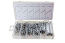 Resolut 555Pc Cotter Split Pin Assortment Set
