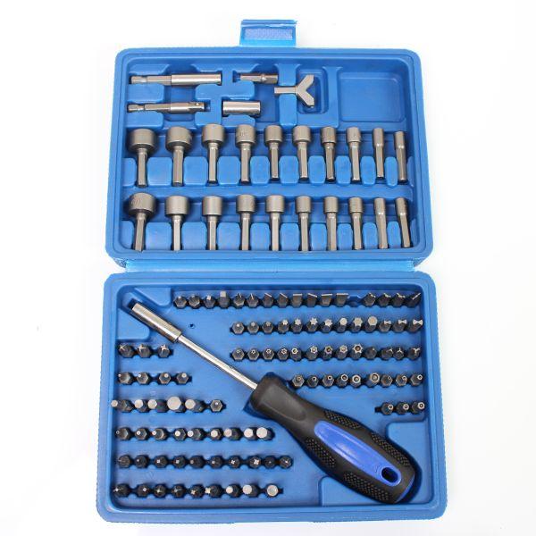 US PRO 122pc Bit Set With Bit Screwdriver