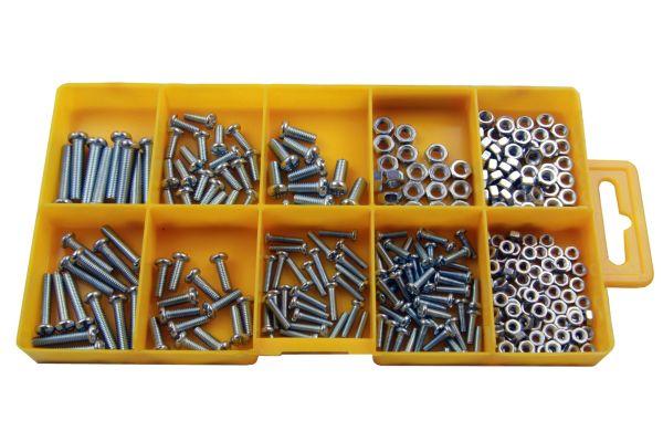 US PRO 275PC ASSORTED METRIC MACHINE SCREWS & NUTS