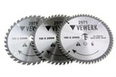 Vewerk 160 x 20/16mm TCT Circular Saw Blades Pack3: 36, 48, 60