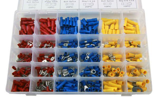 Resolut 480pc Assorted Insulated Crimp Terminals