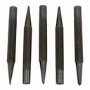 US PRO 5pc Centre Punch Set 1/16" 3/32" 1/8" 5/32" 3/16"