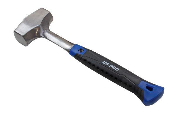 US PRO 2lb One Piece Steel Club Hammer