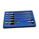 US PRO 9pc 1/4", 3/8", 1/2" Drive Extension Bar Set
