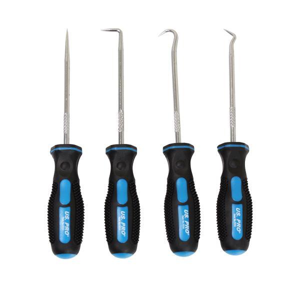 [BER5034] US PRO 4pc Short Pick & Hook Set 135mm Long