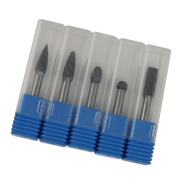 US PRO 5pc Tungsten Carbide Rotary Burr Set with 6mm shank