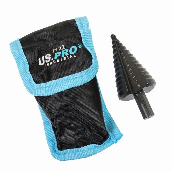 [BER7122] US PRO Nitride Coated M2 Step Drill 5-35mm