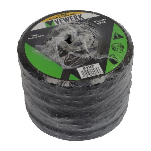 [BER8122] Vewerk 115mm Clean & Strip Discs Pack 5
