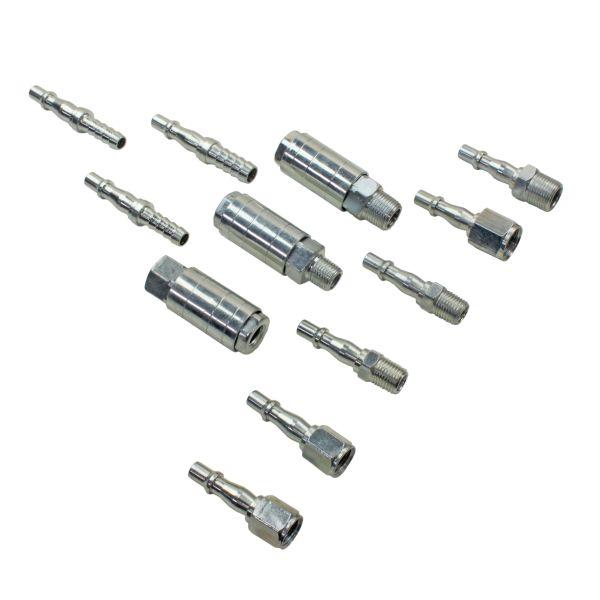 US PRO 12pc One Touch Air Hose Fittings