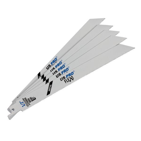 [BER9136] US PRO 225mm Reciprocating Saw Blade for Metal S1122BF Pack 5
