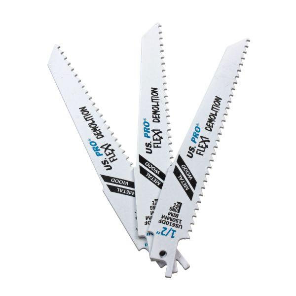 US Pro S610DF 150mm Reciprocating Saw Blade for Wood & Metal Pack of 5
