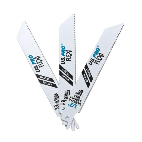 US PRO S922HF 150mm Reciprocating Saw Blade for Wood & Metal - 5 Pack