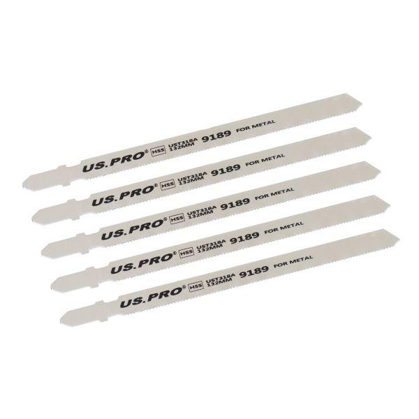 [BER9189] US PRO 132mm Jigsaw Blade for Metal 14TPI Pack 5 UST318A