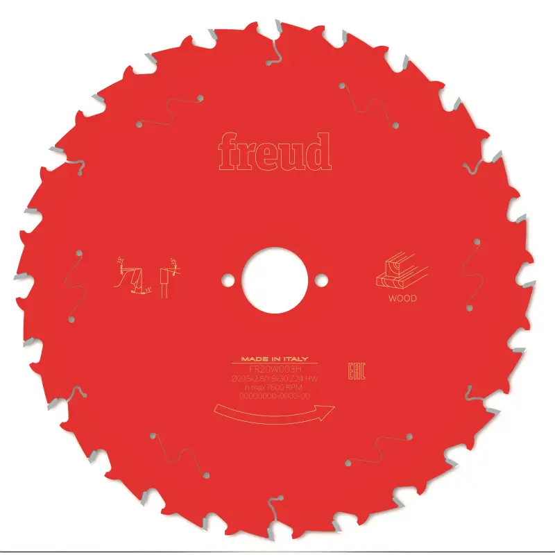 [BOSFR20W003H] Freud Circular Sawblade HH Wood 235 x 30 x 2.8/1.8 x T24 LP20M 023P