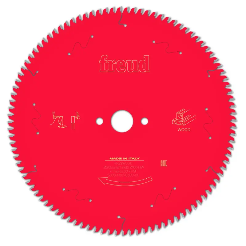 Freud Circular Sawblade Table Wood 305 x 30 x 2.8/1.8 x T100 LP60M 006P