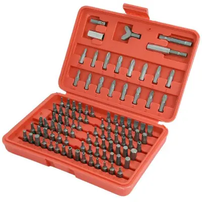 Neilsen 100pc Security Screwdriver Bit Set and Case