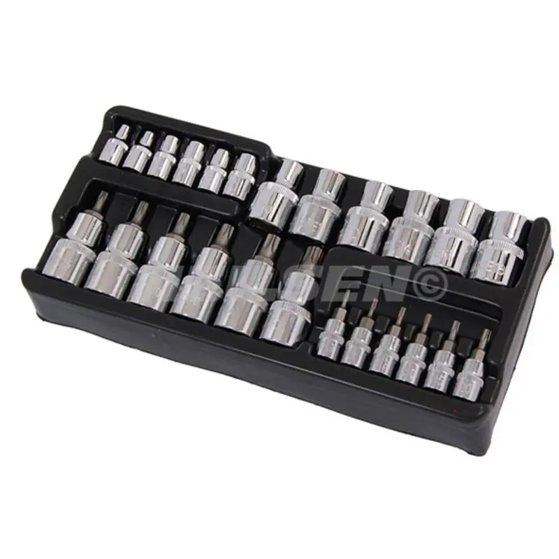 25PC E-SOCKET & STAR BIT SET