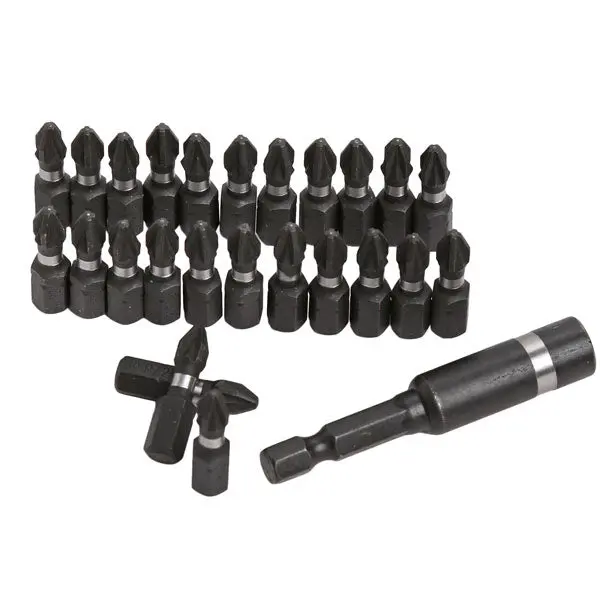 Neilsen Pz2x25mm Impact Bit 25pc Tub