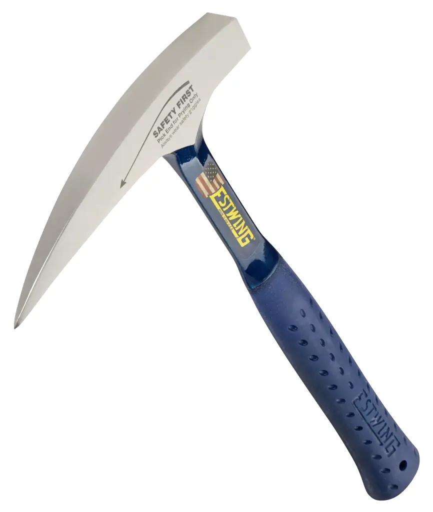 Estwing 22oz 330mm Long Pointed Tip Rock Pick with Vinyl Grip E3/22P